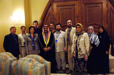 На приёме у Министра Науки и Образования Кувейта, март 2008 г.